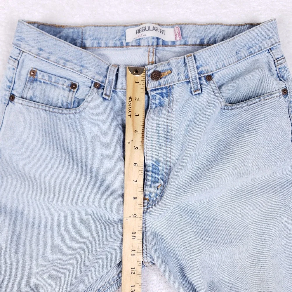 Levi's 511 Mens 36x34 Regular Fit Light Wash Jeans Cotton Vintage Argentina
